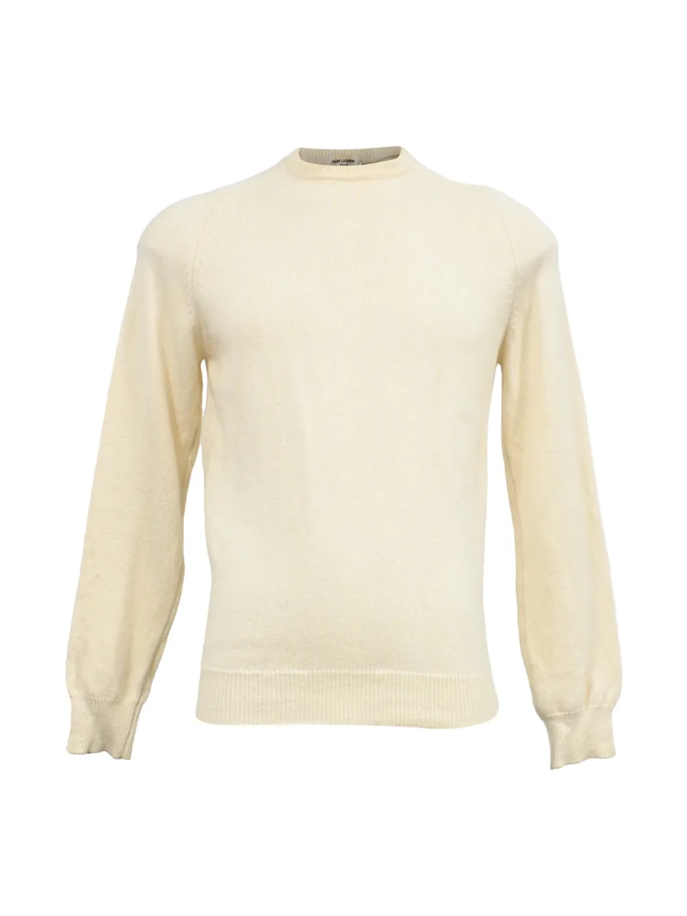 Saint Laurent Pre-Owned knitted crewneck sweater - Toni neutri