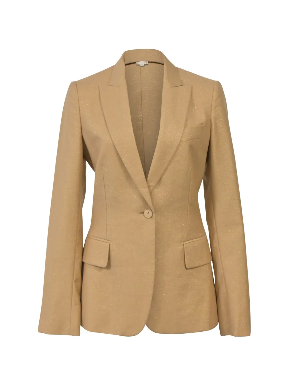 Stella McCartney Pre-Owned Glittered single-breasted blazer - Toni neutri