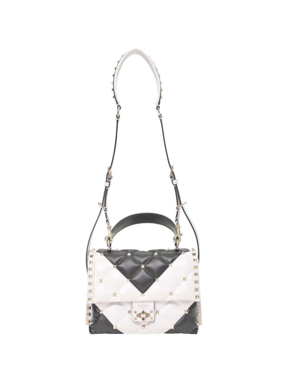 Valentino Garavani Pre-Owned Candystud top handle bag - Nero