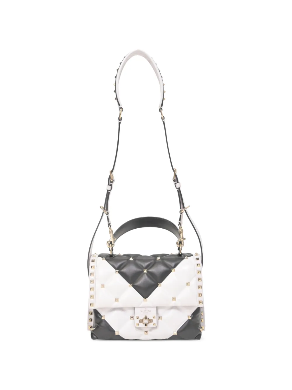 Valentino Garavani Pre-Owned Candystud top handle bag - Nero