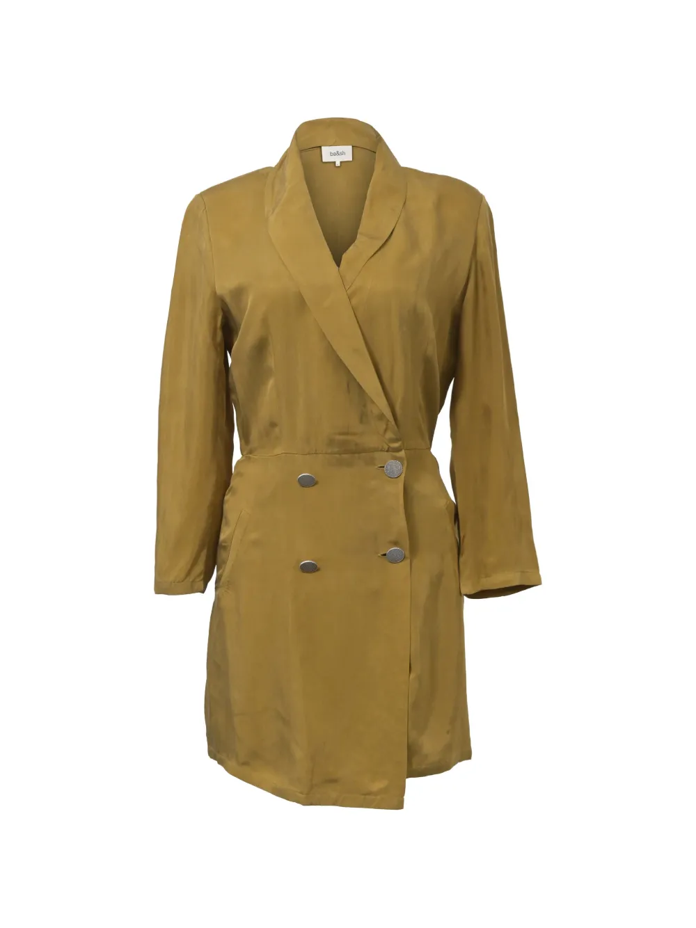 Ba&Sh Arya double-breasted dress - Giallo