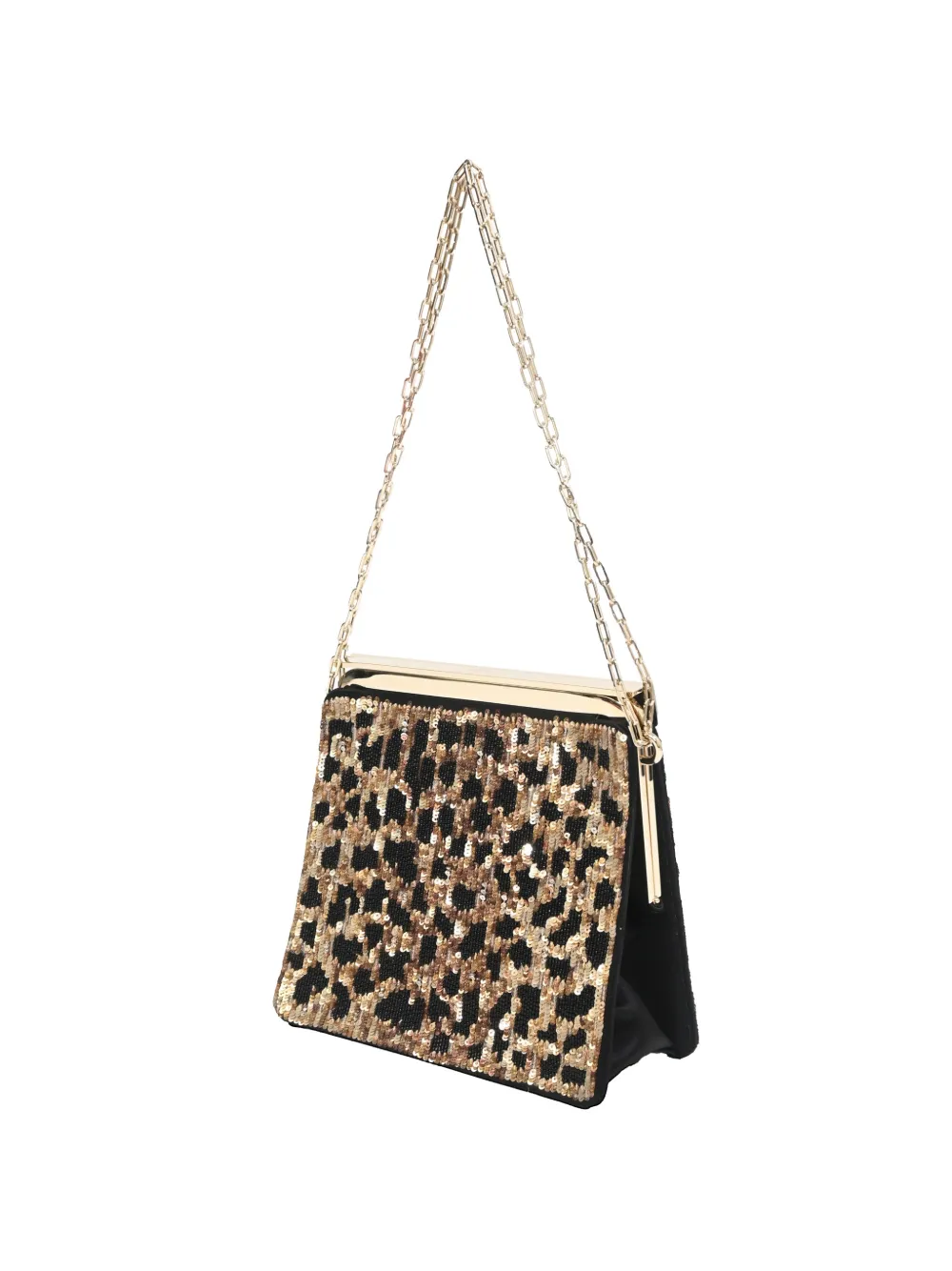 Valentino Garavani Pre-Owned sequined chain shoulder bag - Nero