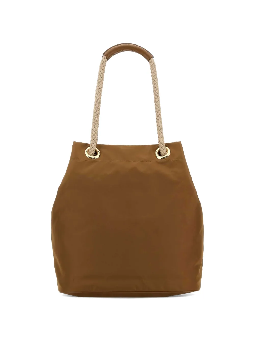 Prada Mariner Re-Nylon grote bucket-tas Bruin