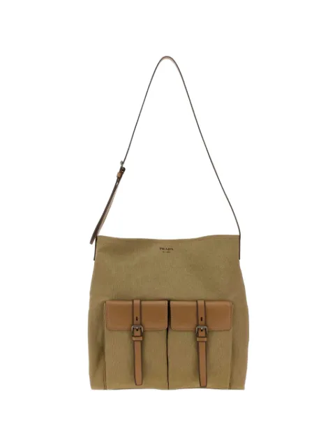 Prada Route buckle-detail tote bag