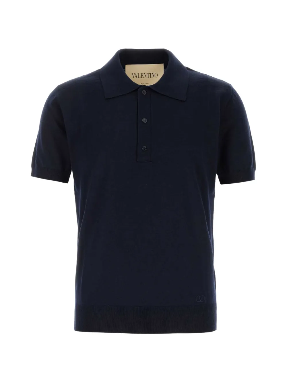 Valentino Garavani VLogo short-sleeve polo shirt - Blu