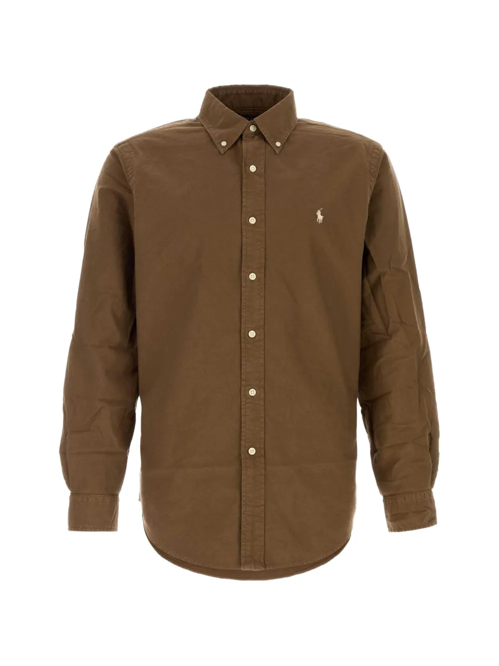 Polo Ralph Lauren embroidered-logo shirt - Marrone