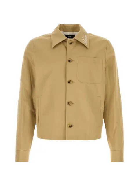 AMIRI logo-embroidered shirt jacket