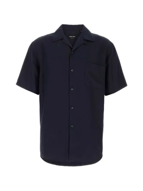Giorgio Armani short-sleeved camp-collar shirt