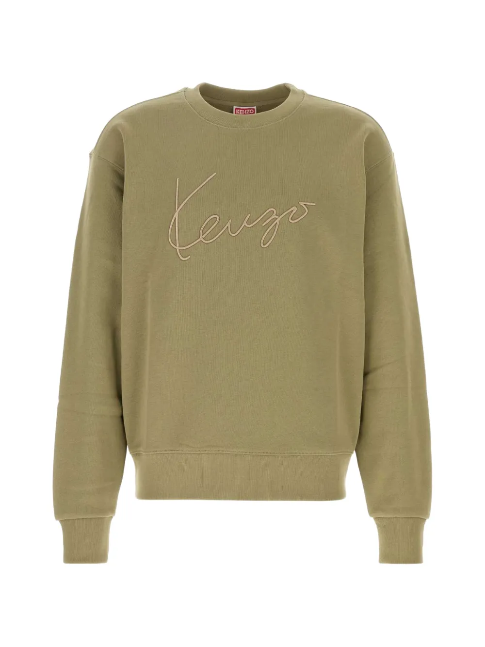 Kenzo Signature embroidered sweatshirt - Verde