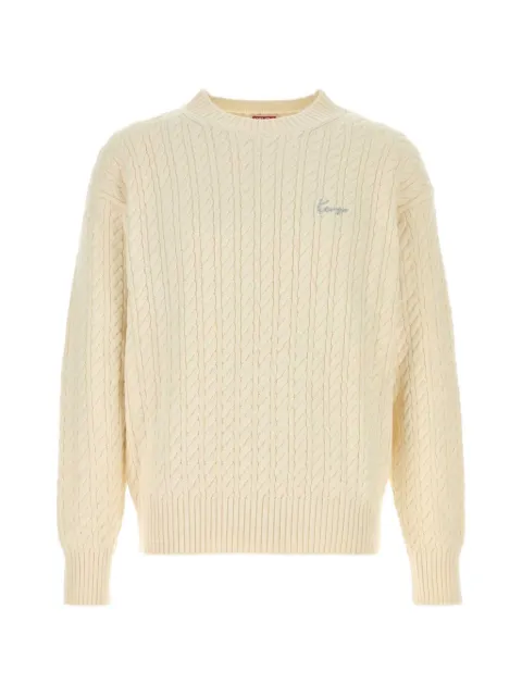 Kenzo Signature cable-knit sweater