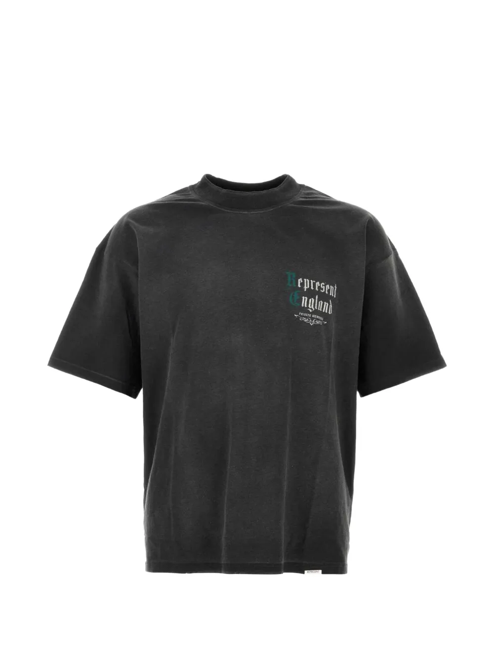Represent logo-print dropped-shoulder T-shirt - Nero