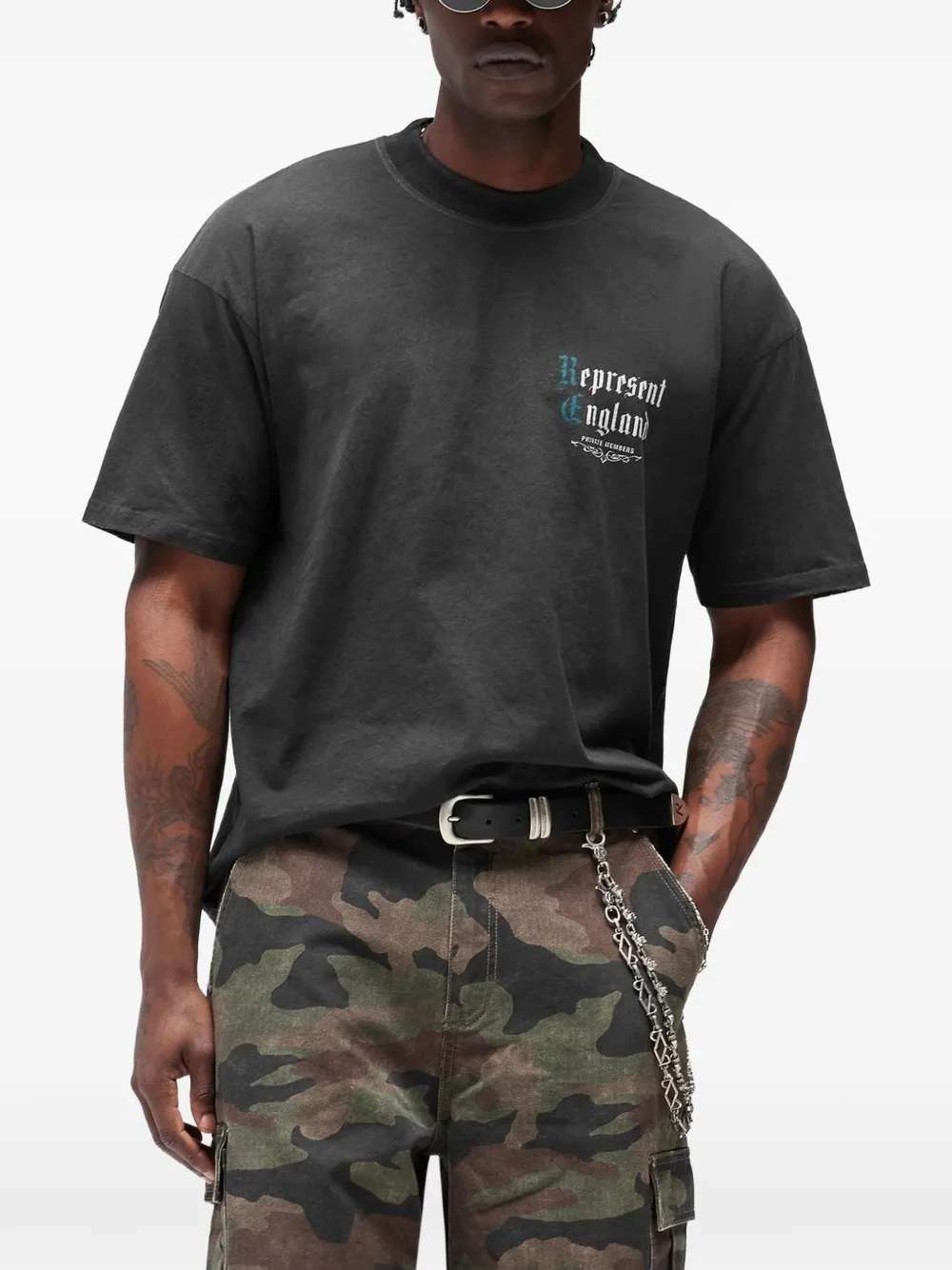 Represent Private Members T-shirt Zwart