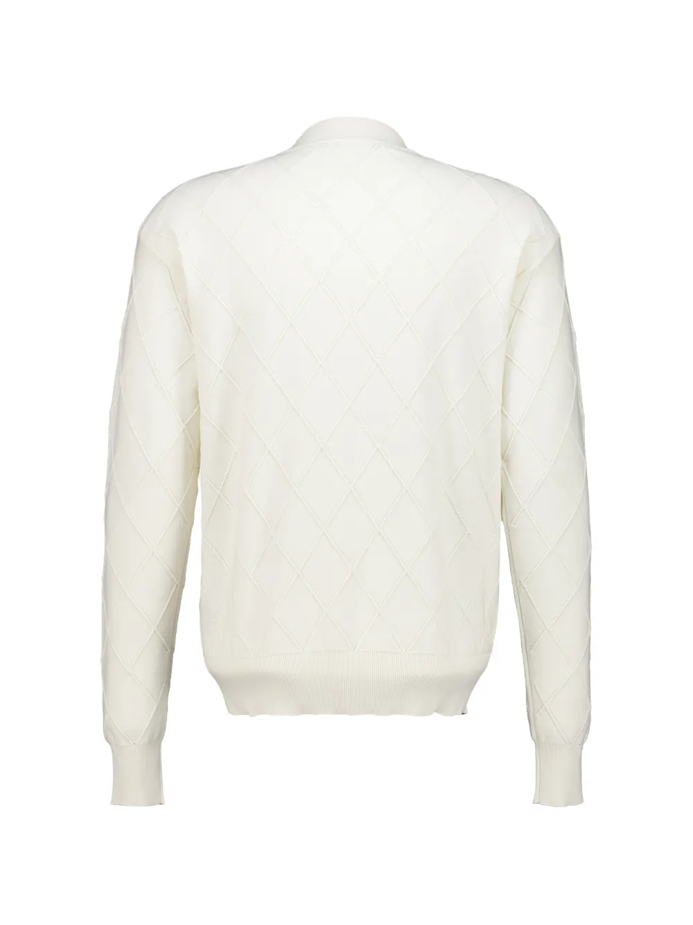 Balmain Gewatteerde gebreide trui Beige