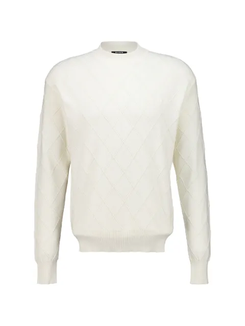 Balmain quilted knitted sweater