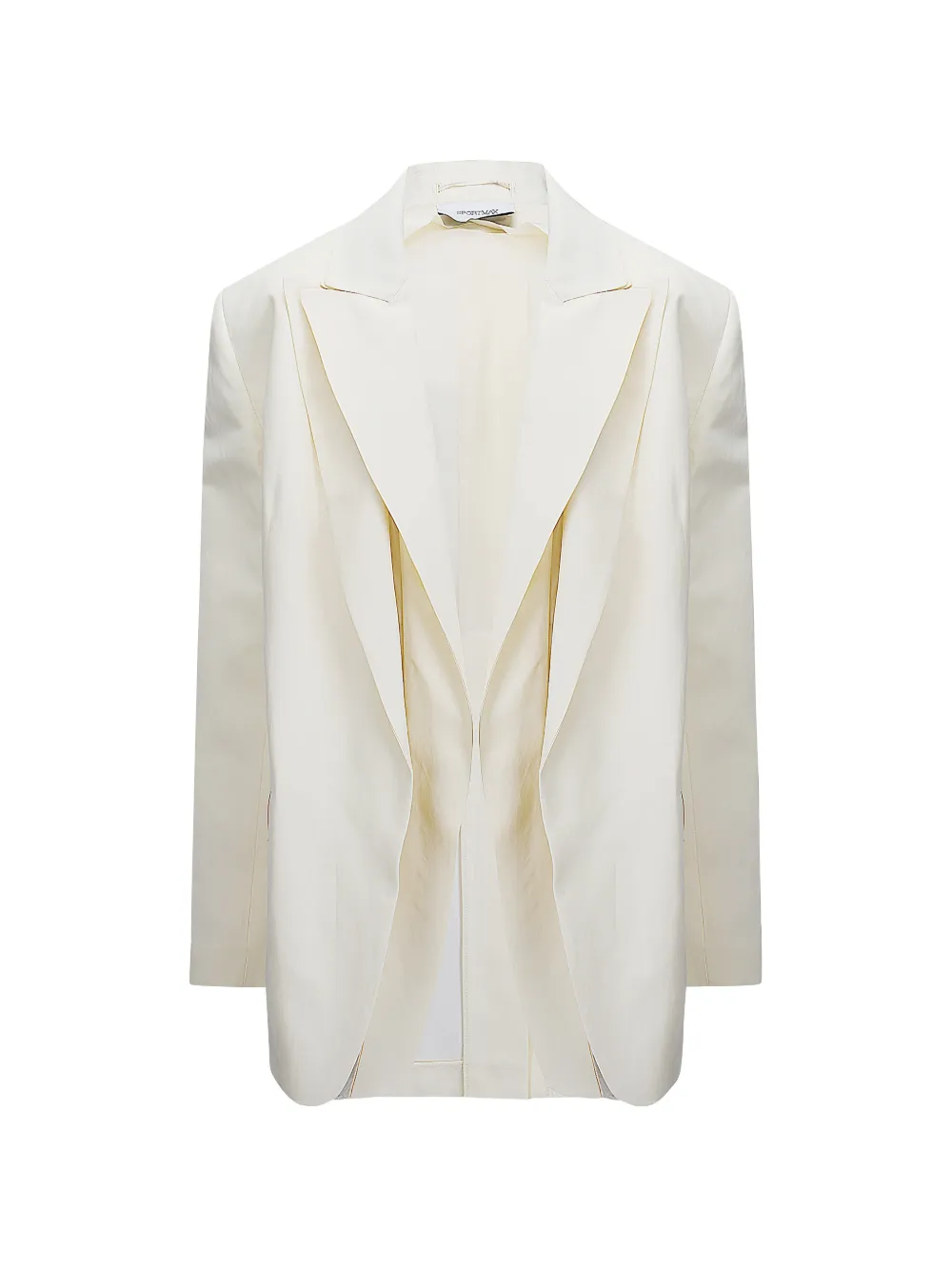 Sportmax peak-lapels layered jacket - Toni neutri