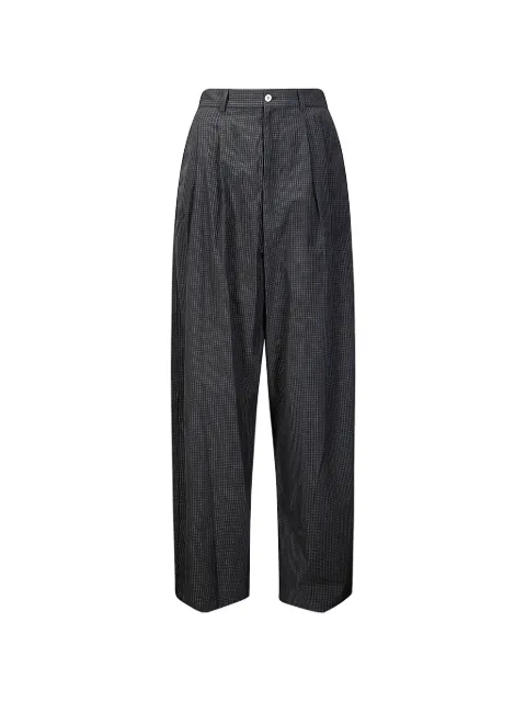 Jejia Elsa checked cotton trousers