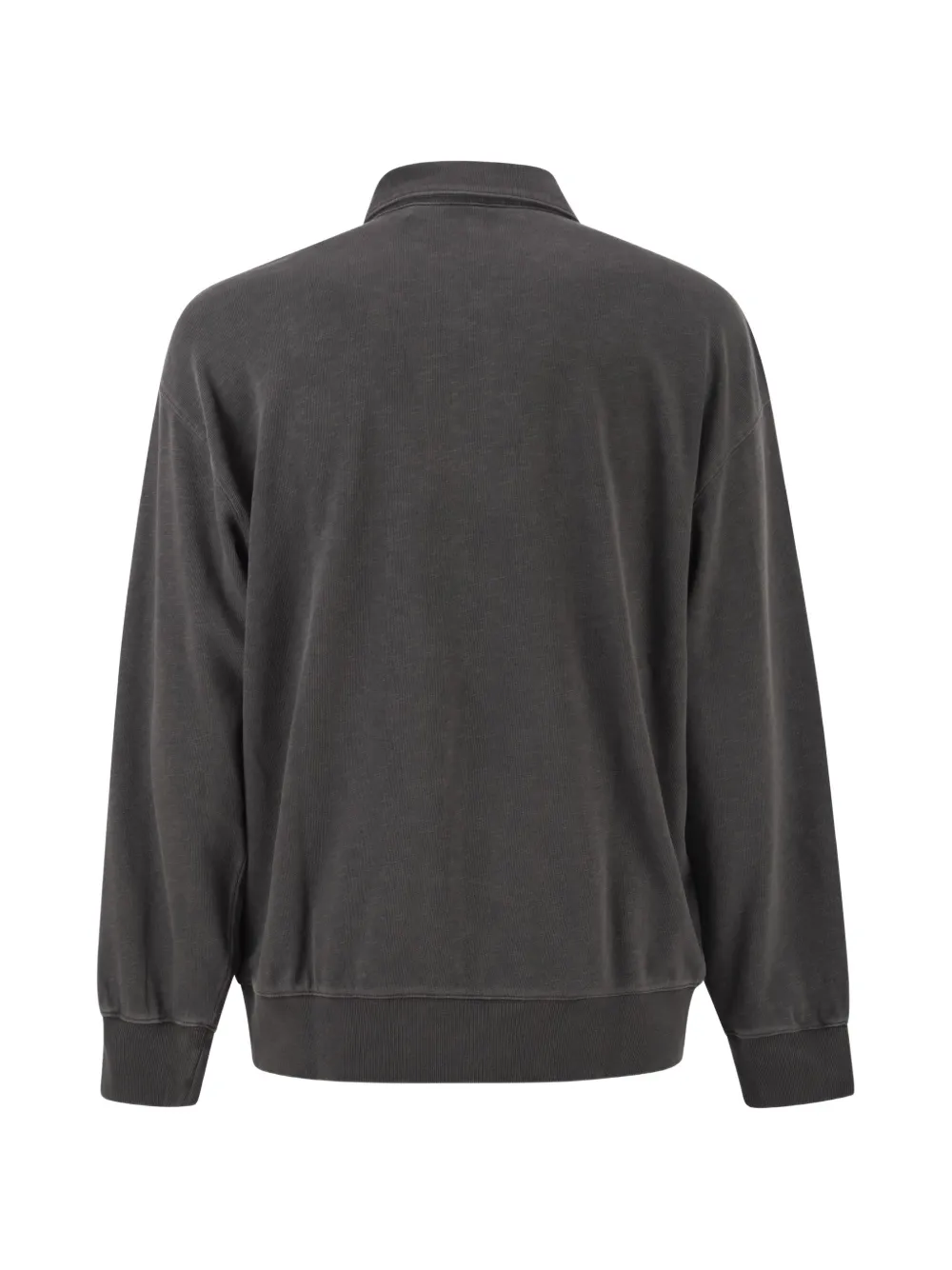 Carhartt WIP Harper trui met halve rits en vervaagd effect Grijs