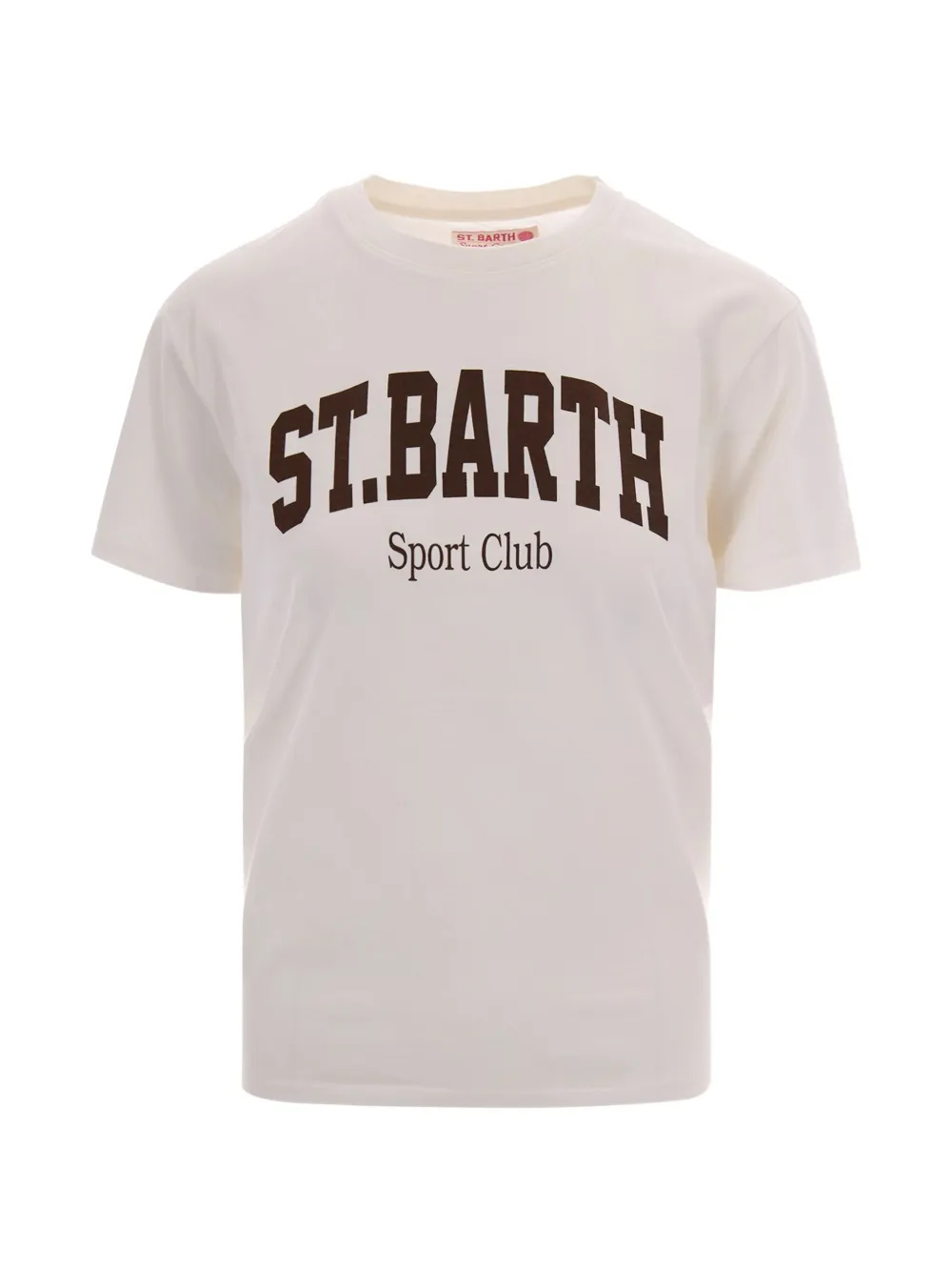 MC2 Saint Barth Emilie Sport Club T-shirt met korte mouwen Beige