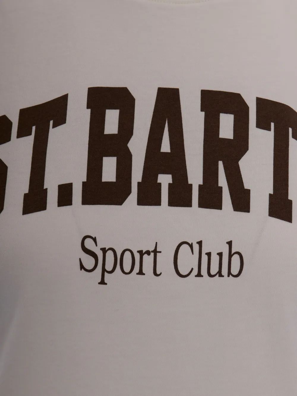 MC2 Saint Barth Emilie Sport Club T-shirt met korte mouwen Beige
