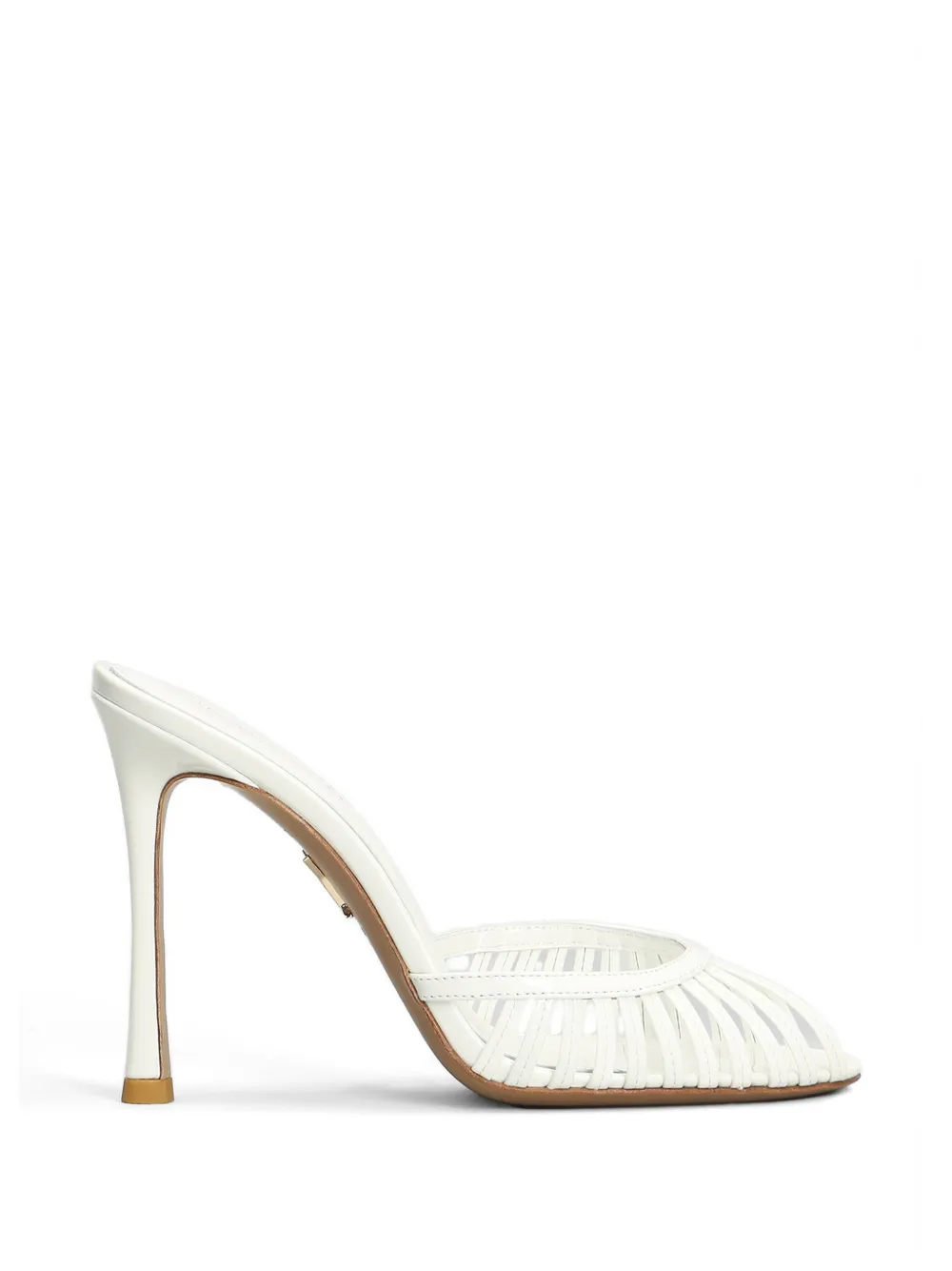 Retrofete Allistair cage-strap heeled sandals - Bianco