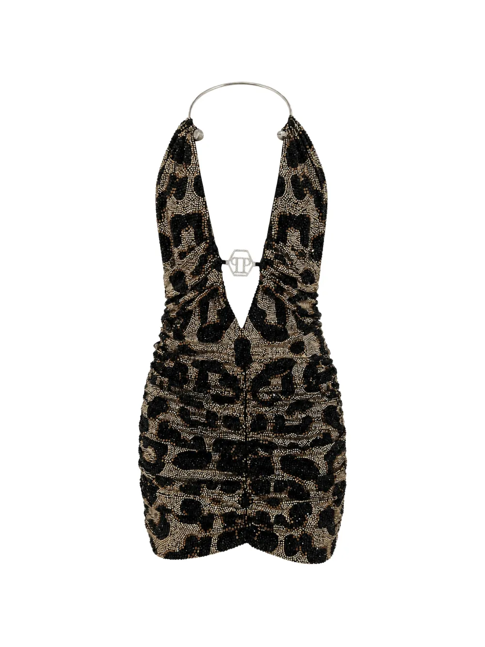 Philipp Plein robe Strass à dos ouvert - Noir Philipp Plein robe Strass à dos ouvert - Noir