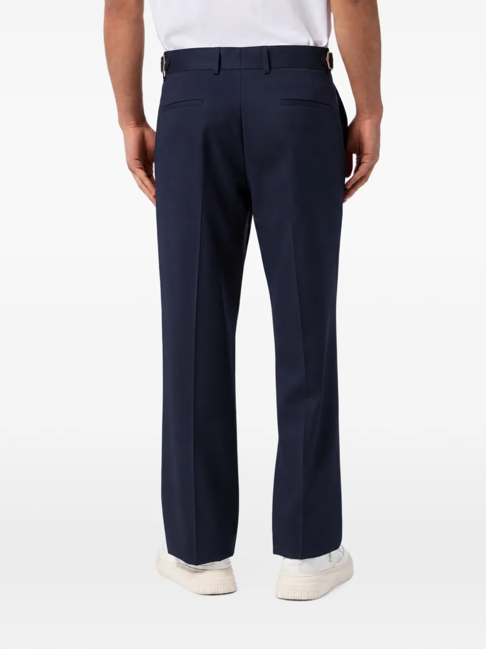 Billionaire pleated gabardine trousers Blauw