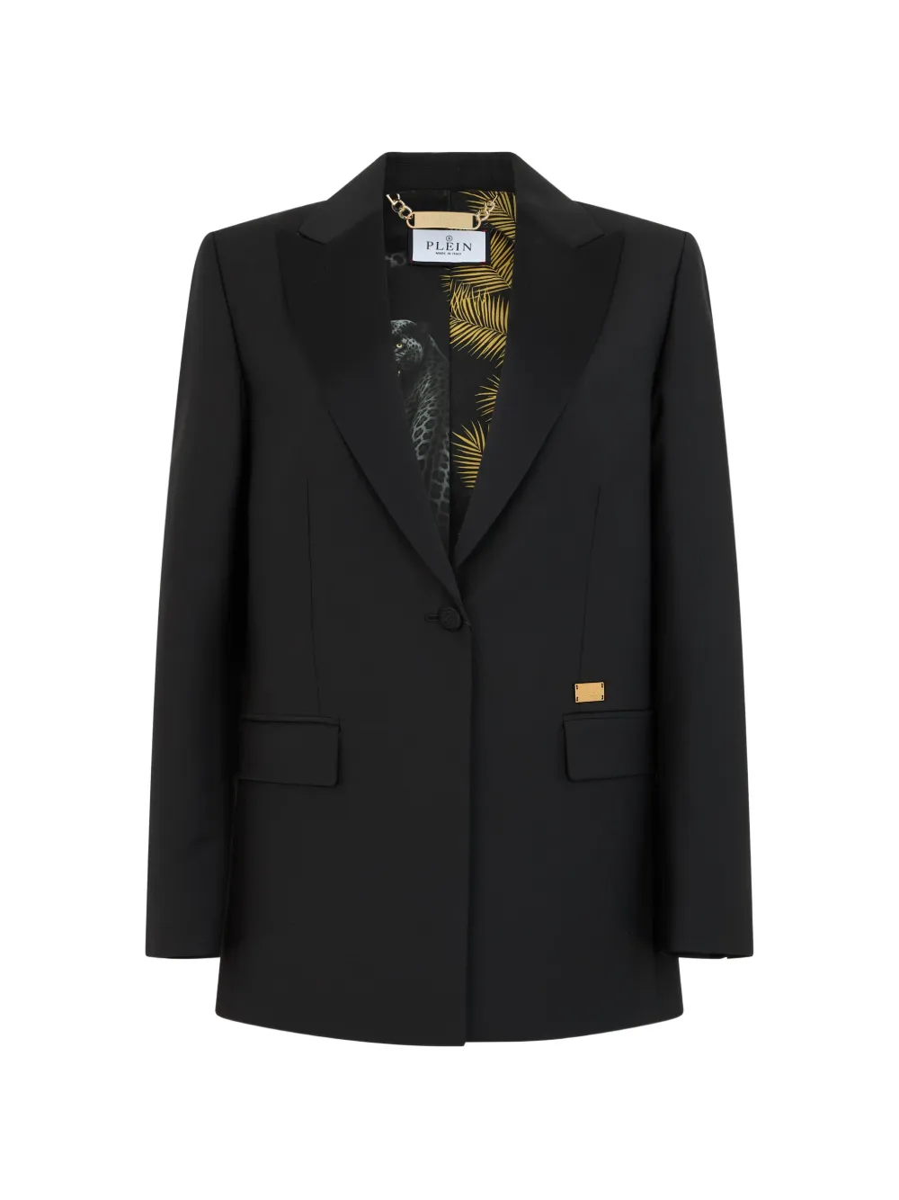 Philipp Plein Panther Blazer mit Boyfriend-Schnitt - Schwarz