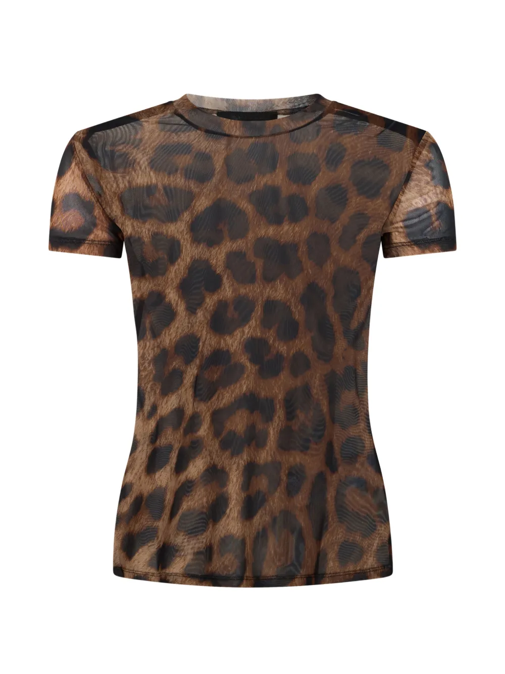Philipp Plein leopard-print short-sleeve T-shirt - Marrone