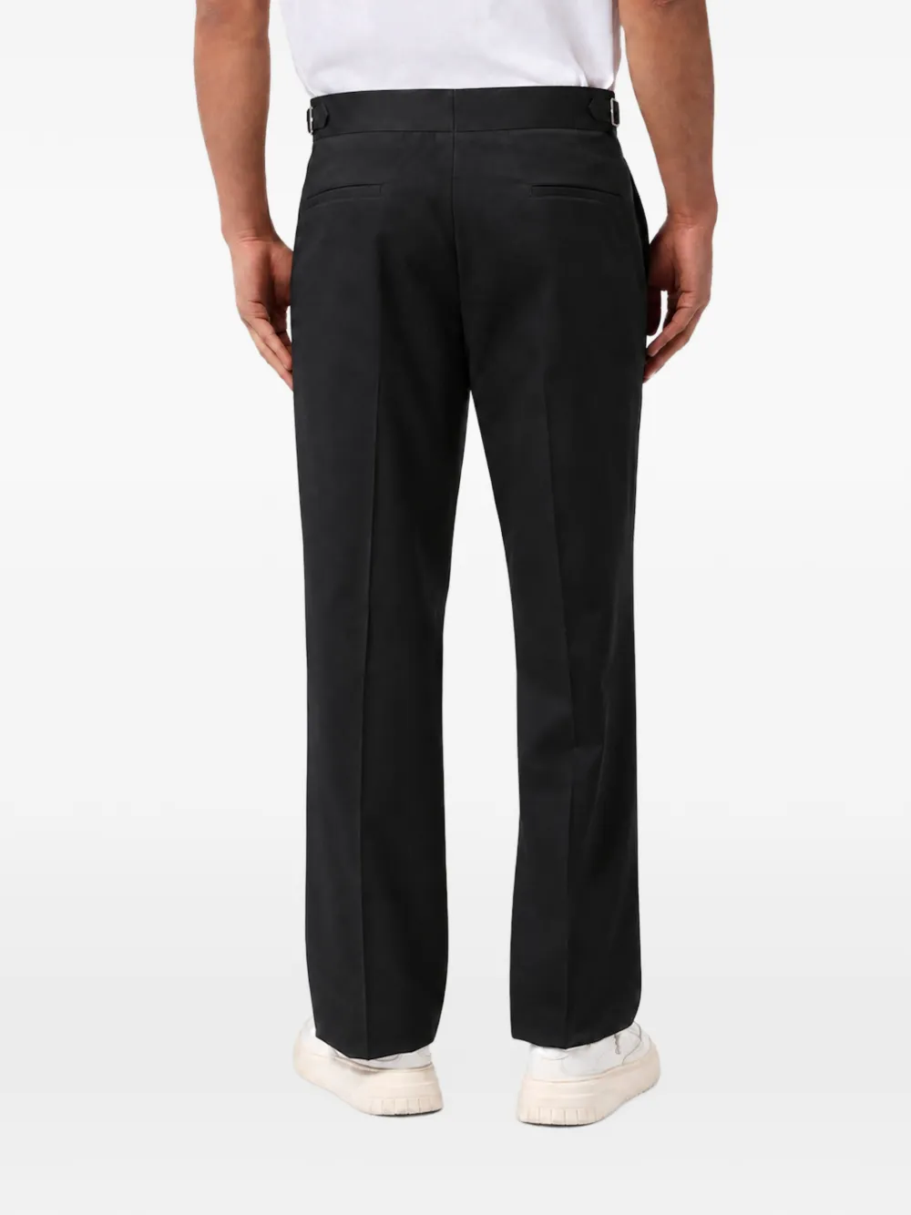 Billionaire gabardine chino trousers Zwart