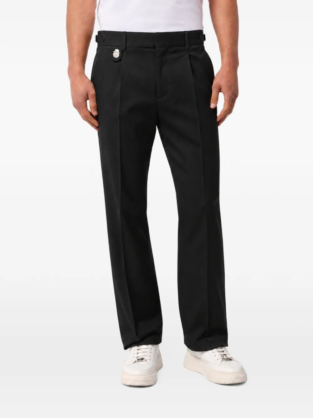 Billionaire gabardine chino trousers Zwart