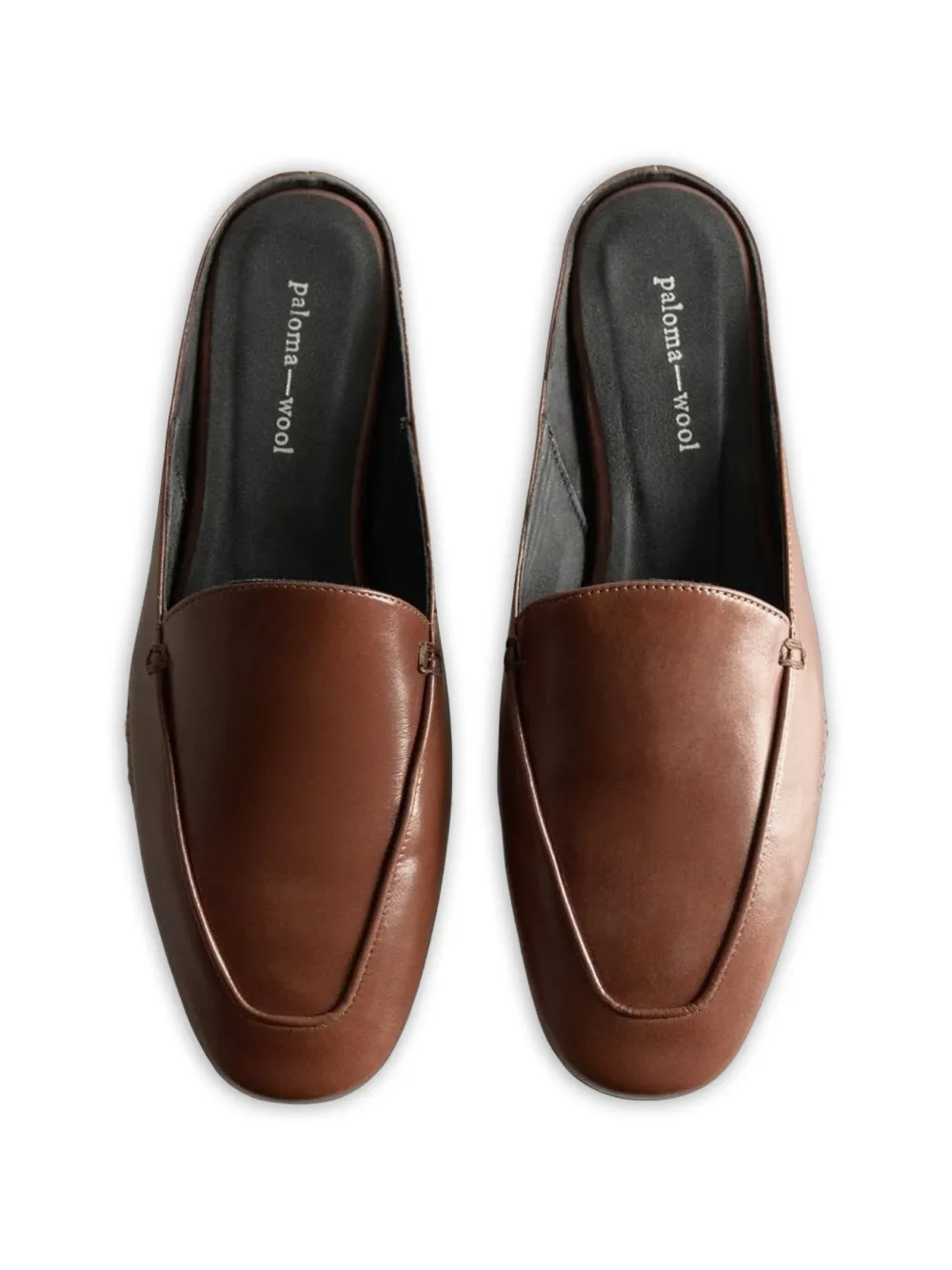 Paloma Wool Fernanda leren loafers Bruin