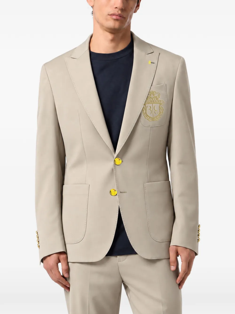 Billionaire BB Crest blazer Beige