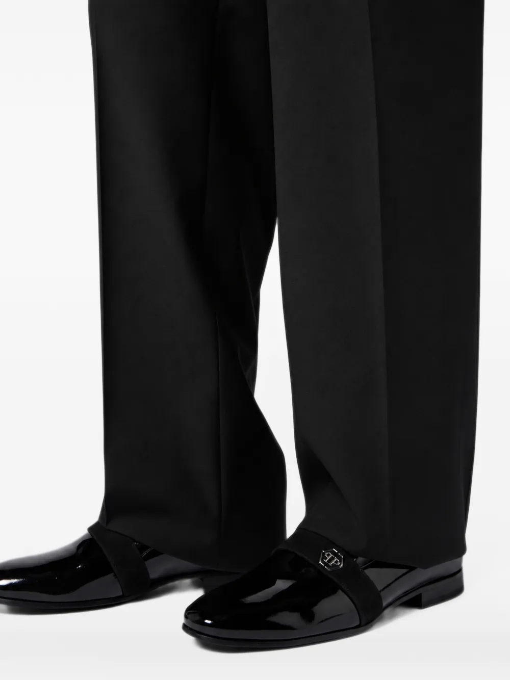 Philipp Plein loose-leg trousers Zwart