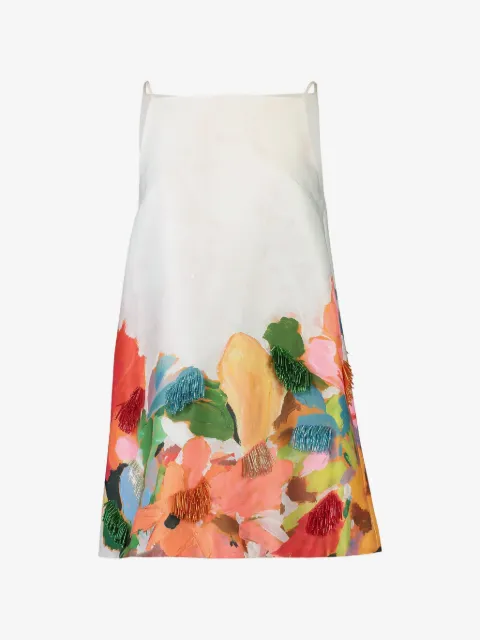 Acler Java bead-embellished mini dress