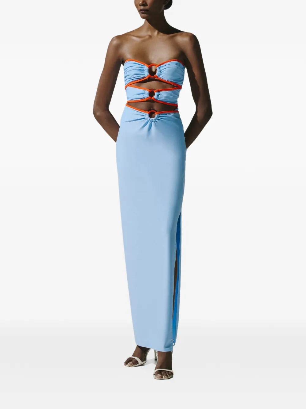 Baobab Zur Pareo mit Ringdetail - Blau