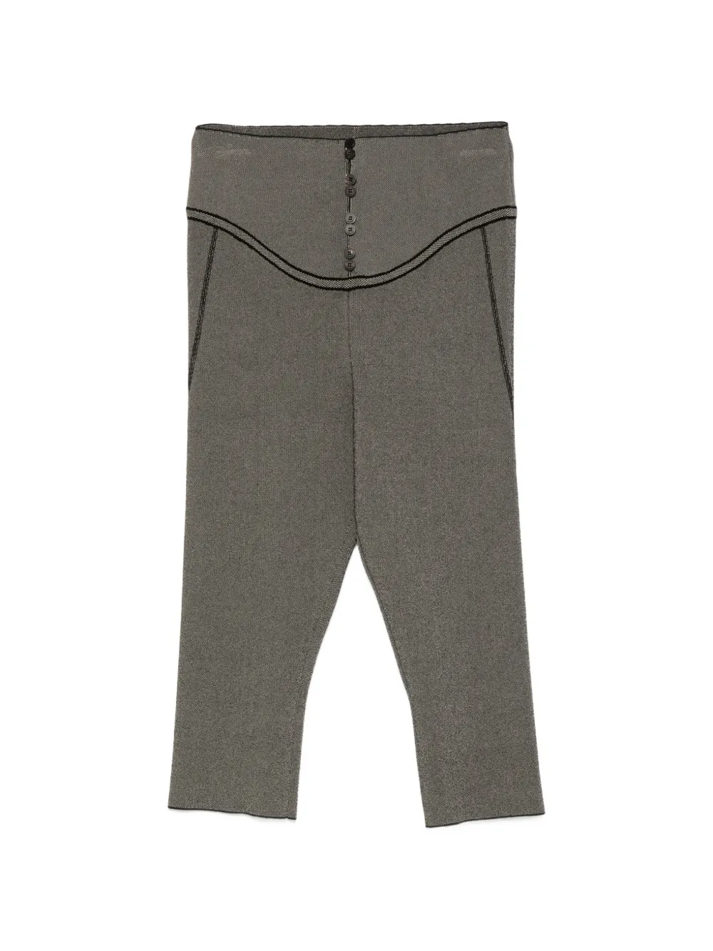 Jacquemus Sera cropped leggings - Toni neutri