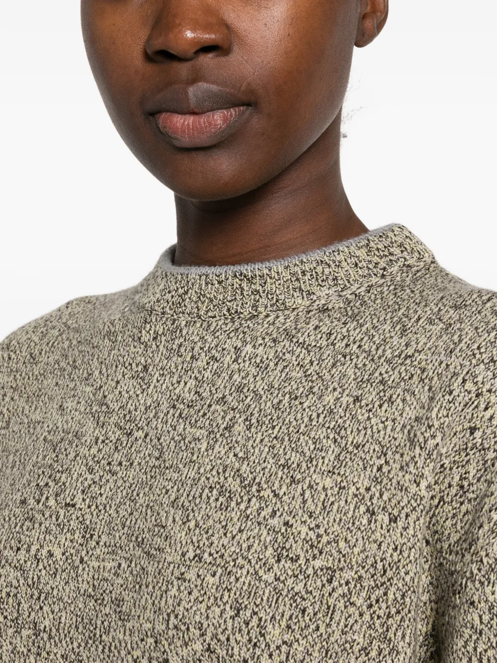 Jacquemus La Maille Moulin trui Beige