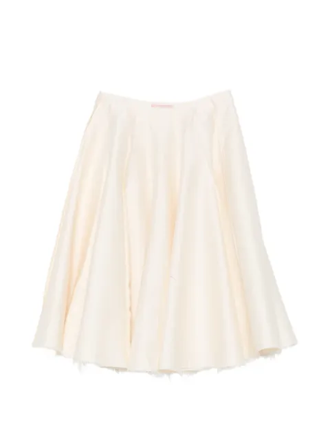 Maggie Marilyn Dinner At Freds frayed midi skirt