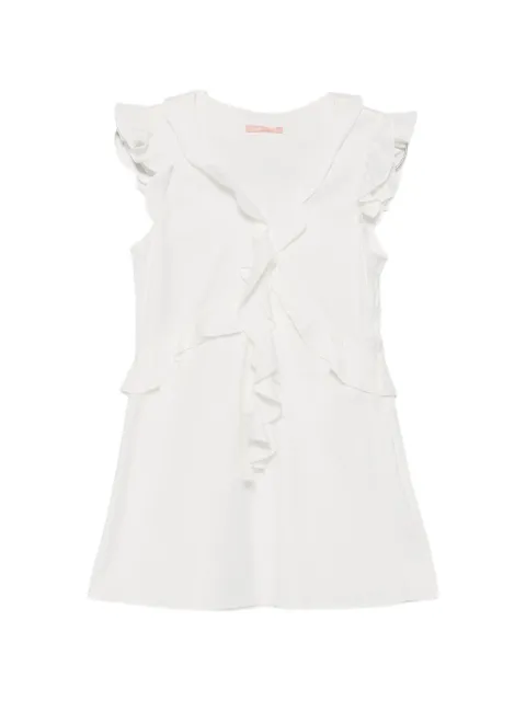 Maggie Marilyn Weak At The Knees ruffled cotton mini dress