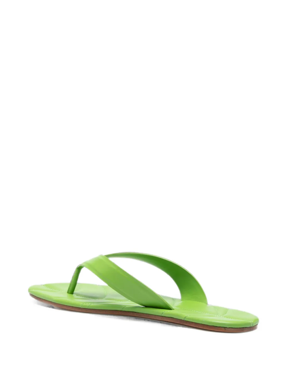 JW Anderson Leaf leren sandalen Groen