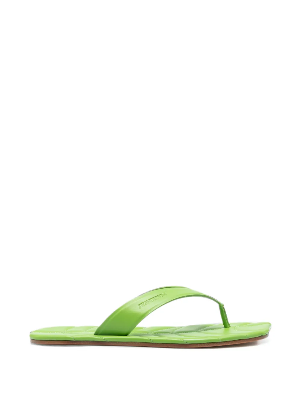 JW Anderson Leaf leren sandalen Groen