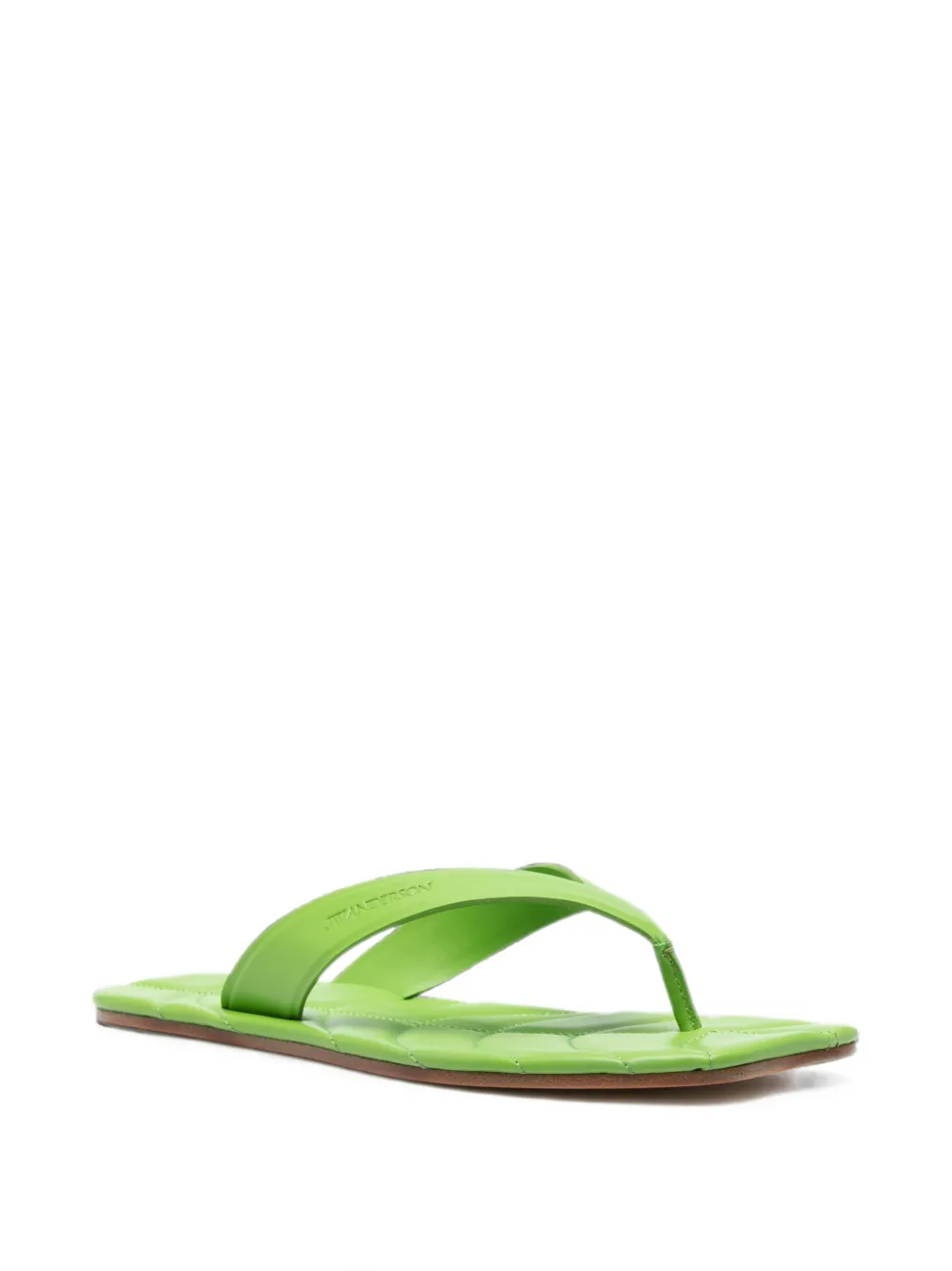 JW Anderson Leaf leren sandalen Groen