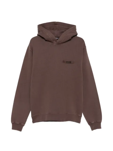 Jacquemus logo-patch hoodie
