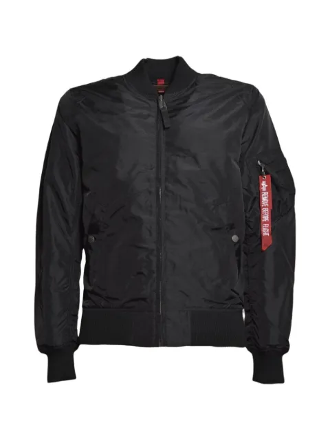 Alpha Industries zip-up bomber jacket