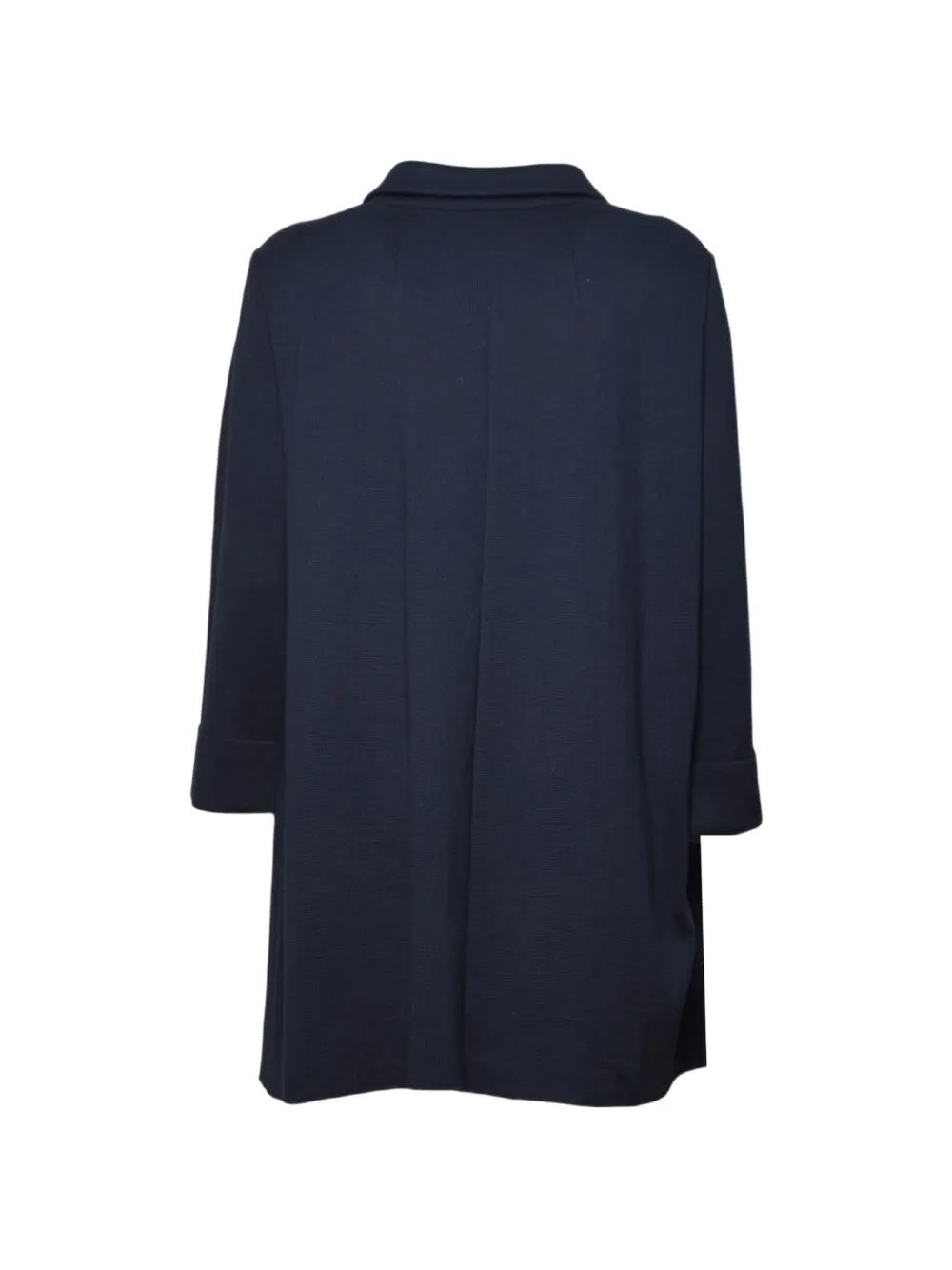  Charlott Button-up Collared Jacket - Bleu 