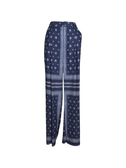 Seafarer bandana-print pleated trousers