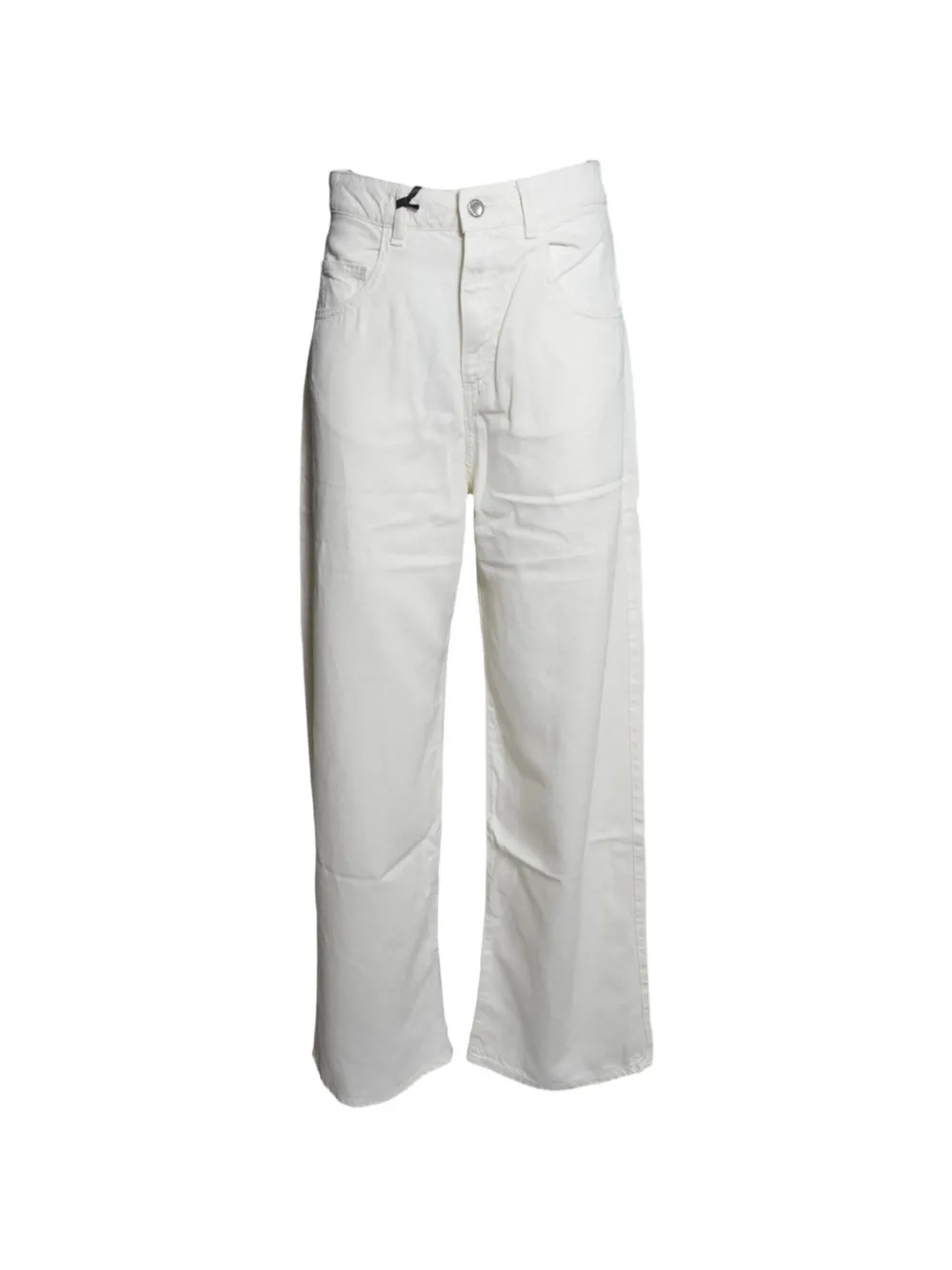 Icon Denim Poppy Wide-leg Jeans In White
