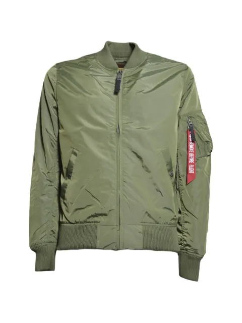 Alpha Industries zip-up bomber jacket
