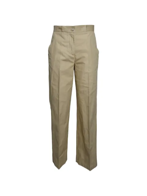 SOLOTRE pressed-crease trousers