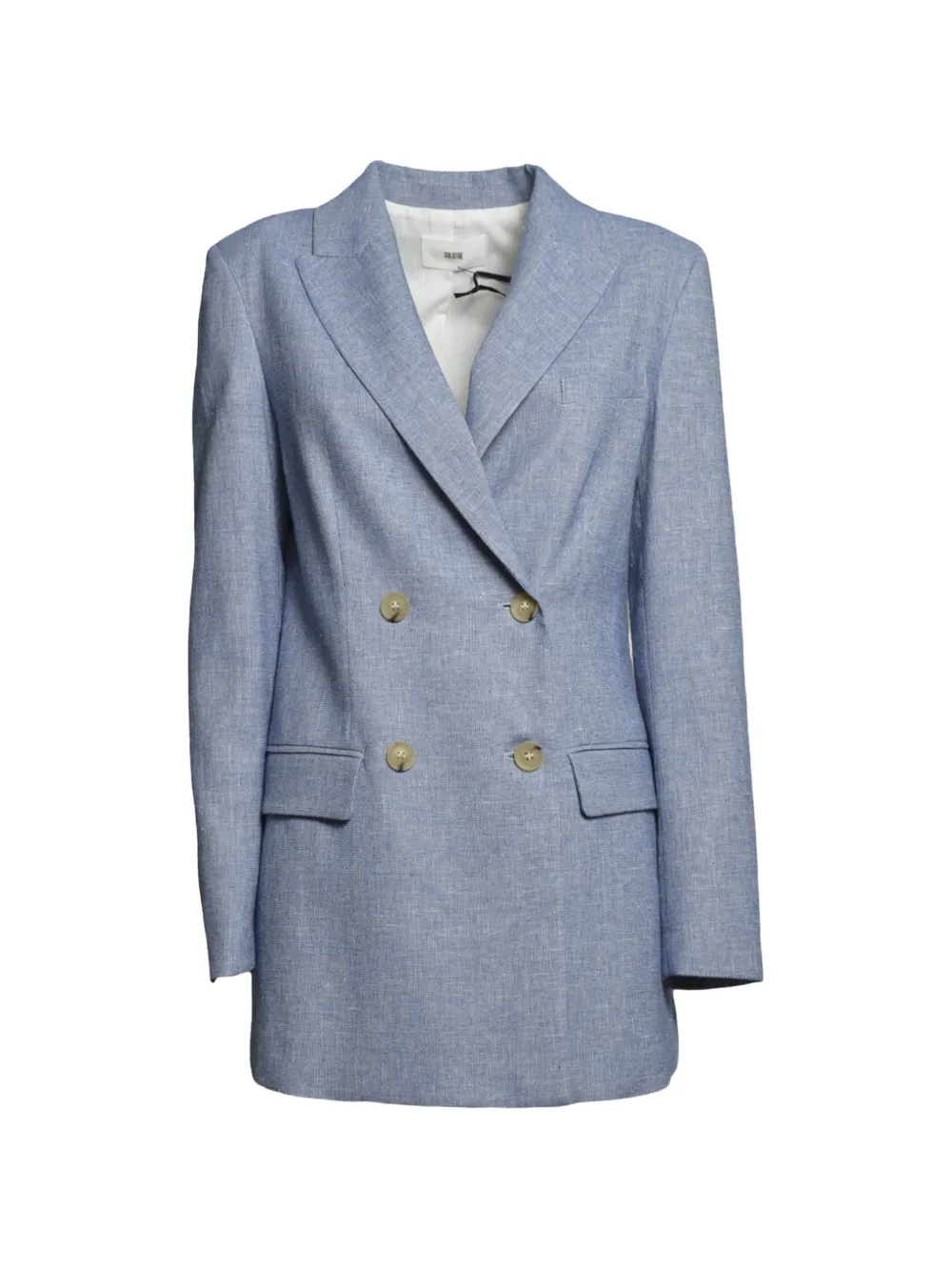 SOLOTRE double-breasted blazer - Blu